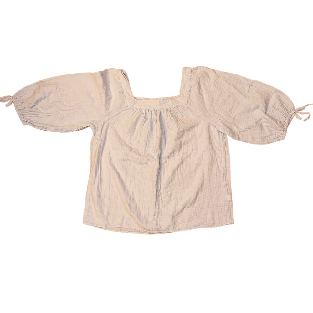 LC Lauren Conrad Light Blue Loose Fit Blouse - Picture 1 of 7